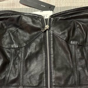 Marc by Marc Jacobs genuine leather busier top